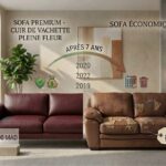 Quelle taille de canapé choisir ? 2,20 m ou 2,60 m ?